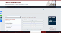 Desktop Screenshot of lohnforderungen.ch